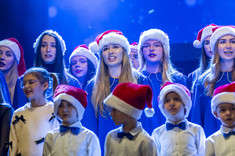 Koncert świąteczny dla żołnierzy WOT pełniących służbę w obronie granic Polski,