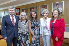 Od lewej: prof. Piotr Koszelnik, prof.  Czesława Rosik-Dulewska, prof. Elżbieta Radziszewska-Zielina, prof. Maria Włodarczyk-Makuła, prof. Maria Kaszyńska,